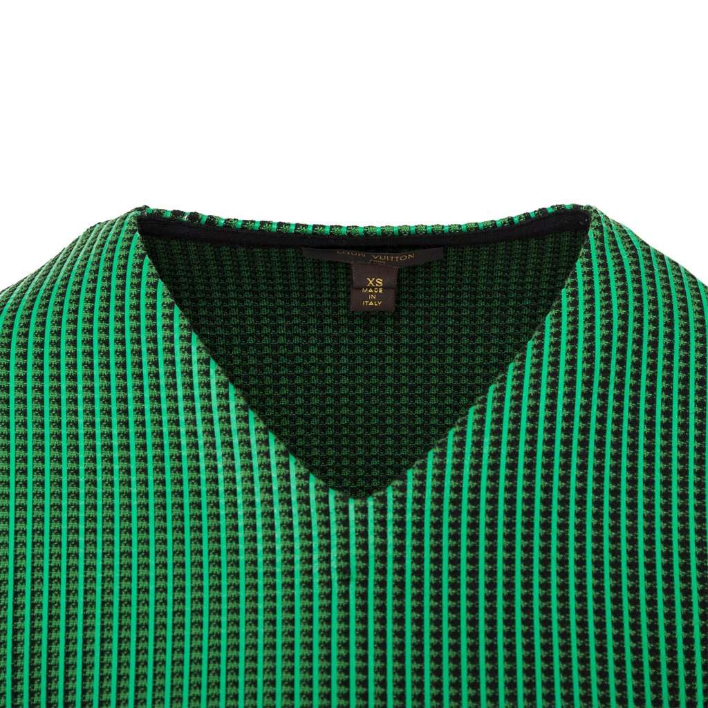 Louis Vuitton V-neck Top - '10s MultiColor Wool Good - Inside View
