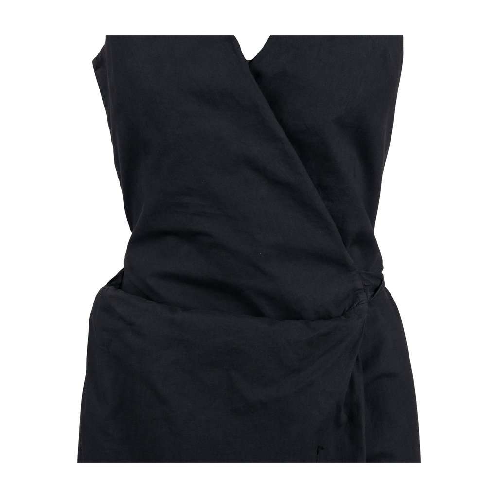 Vivienne Westwood Label Wrap Dress - '00s Red Good - Model View