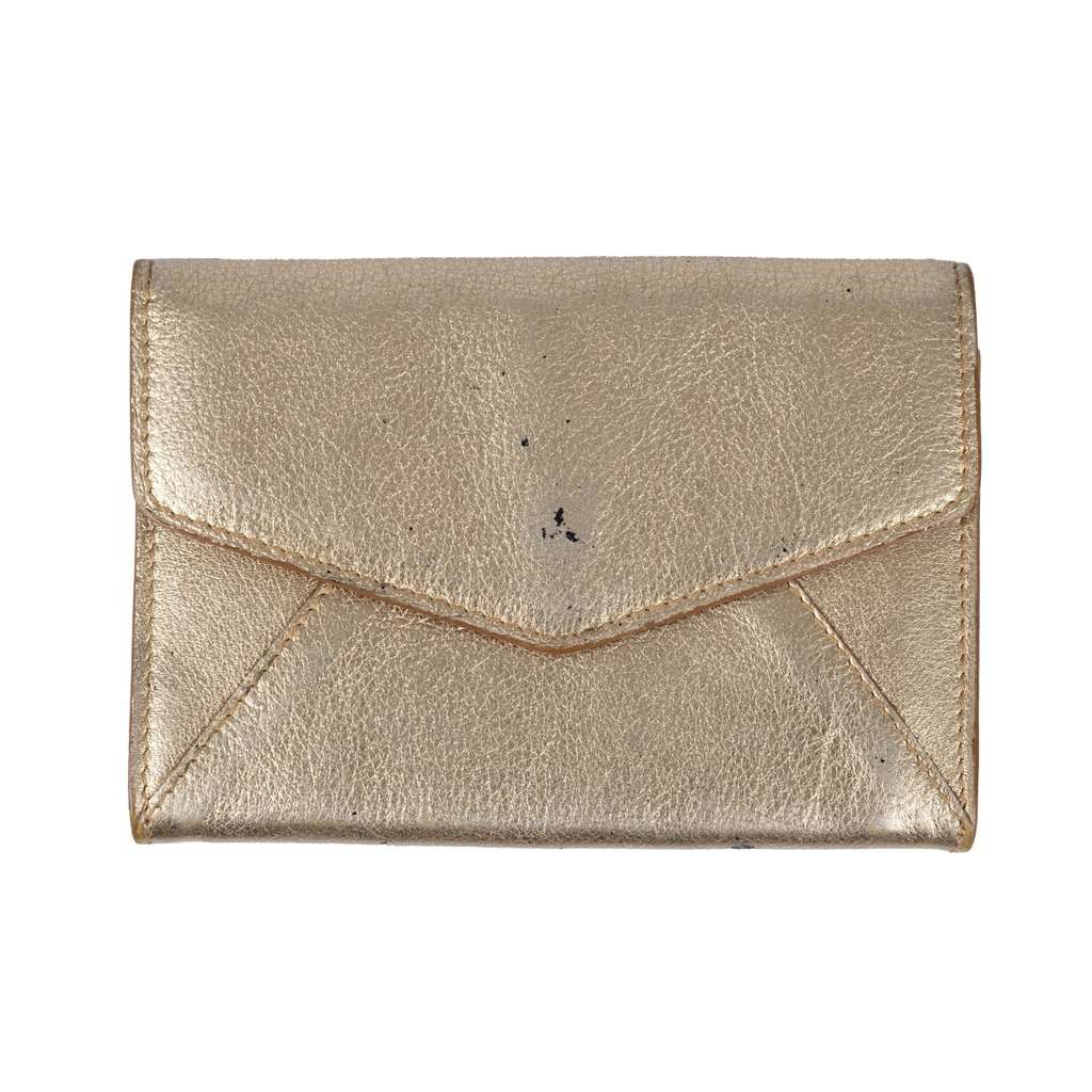 Yves Saint Laurent Leather Card Holder - '00s Red Leather Good - Inside View