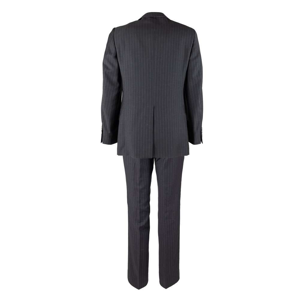 Gucci Pinstripe Suit - '00s Grey Wool Good - Back View