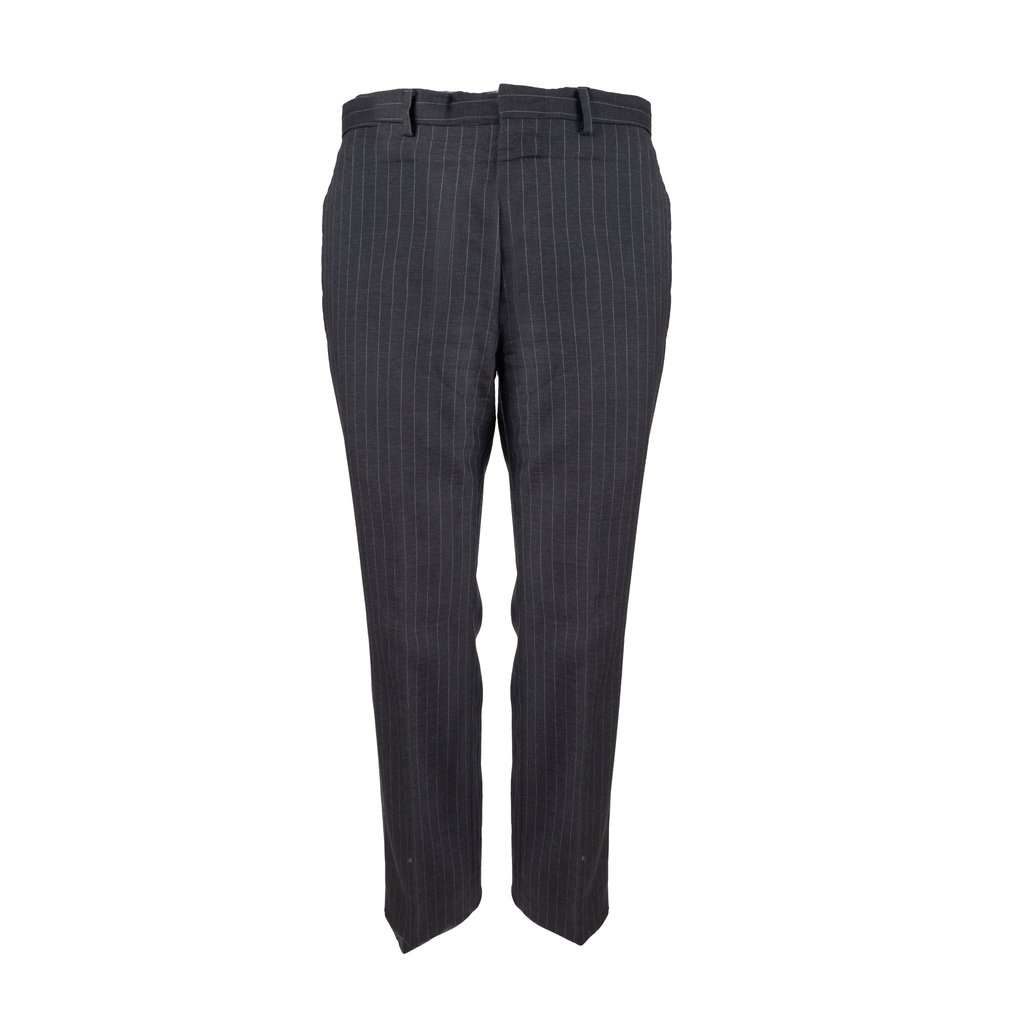 Gucci Pinstripe Suit - '00s Grey Wool Good - Box View