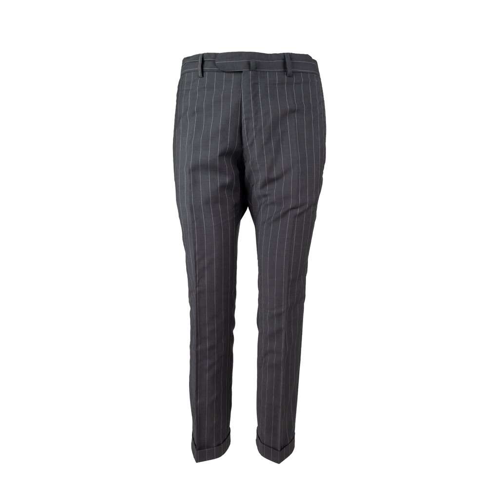 Boglioli Pinstripe Suit - '00s Grey Wool Good - Box View