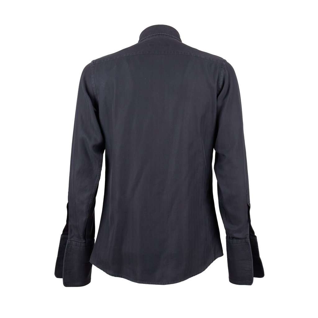 Gucci Cotton Shirt - '10s Black Cotton Good - Back View