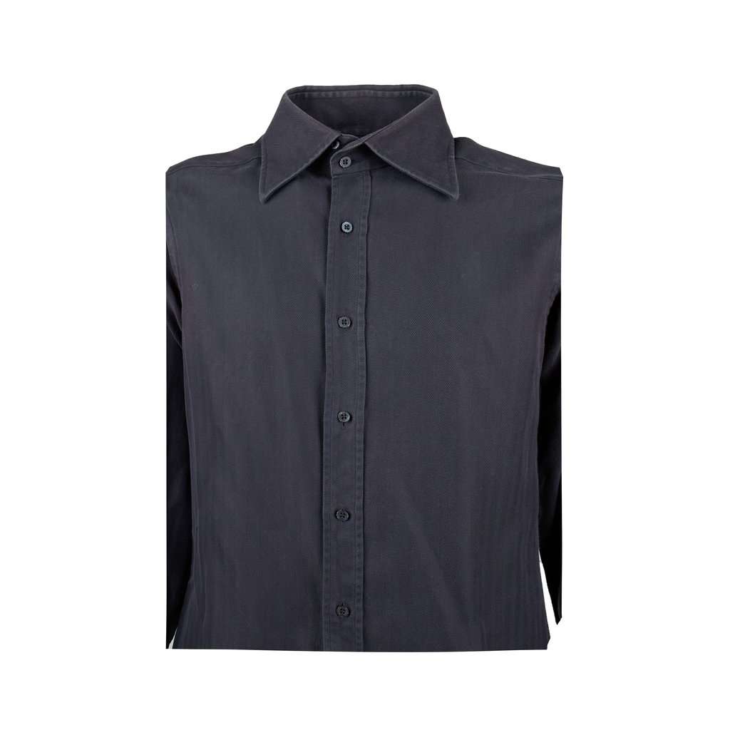 Gucci Cotton Shirt - '10s Black Cotton Good - Inside View