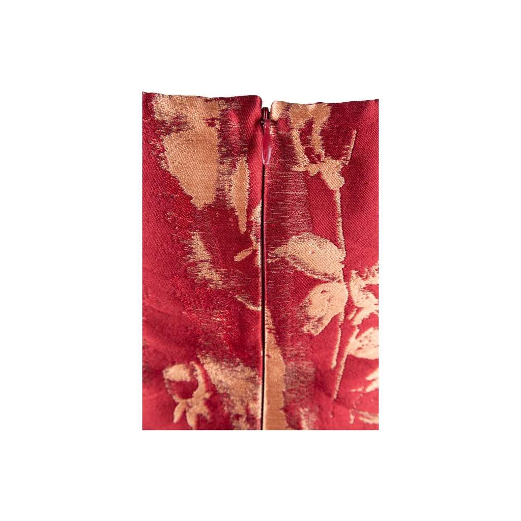 Vivienne Westwood Label Jacquard Silk Dress - '10s Red Canvas Good - Box View