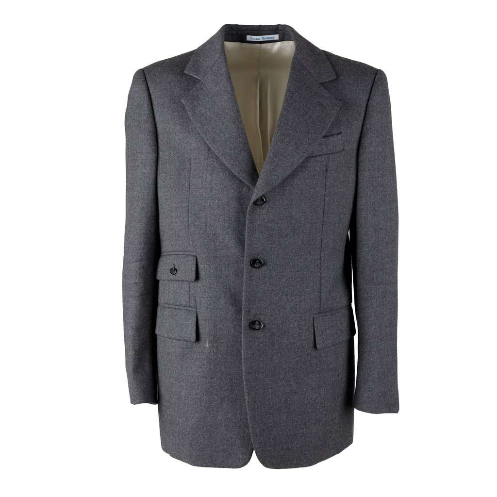 Vivienne Westwood Wool Suit - '00s Grey Wool Good - Inside View