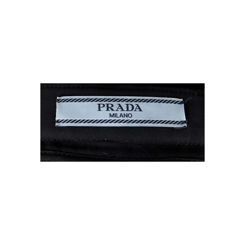Prada Stone Embellished Pleated Skirt - '10s Black Good - Box View