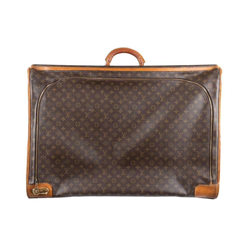 Louis Vuitton Monogram Pullman Travel Bag - '80s Red Canvas Good - Front View