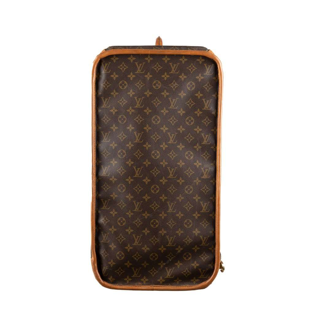Louis Vuitton Monogram Pullman Travel Bag - '80s Red Canvas Good - Inside View