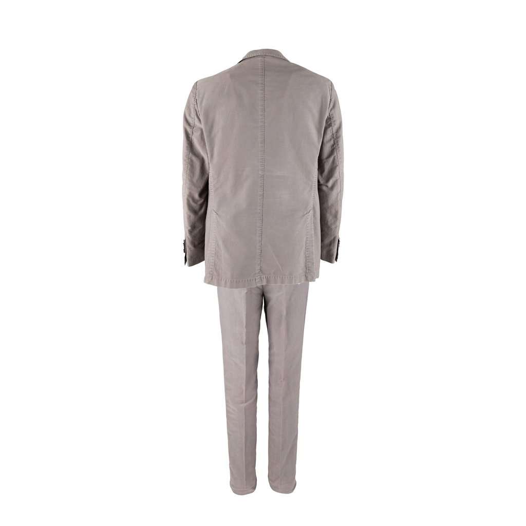 Unsigned L.B.M. 1911 Gabardine Suit - '10s Red Cotton Good - Back View
