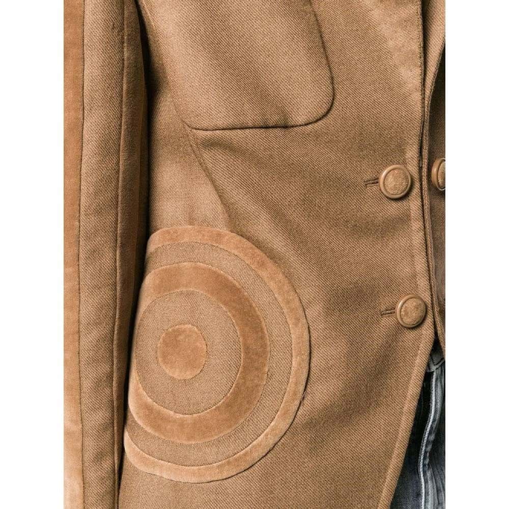 Valentino Brown Wool Jacket - '90s Brown Wool Good - Box View