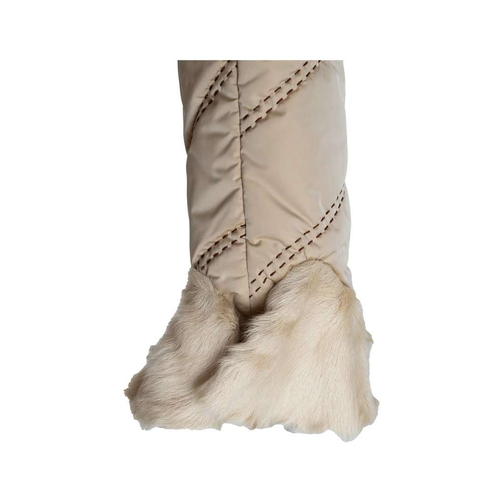 Unsigned Down Jacket With Fur - '10s Beige Good - Box View