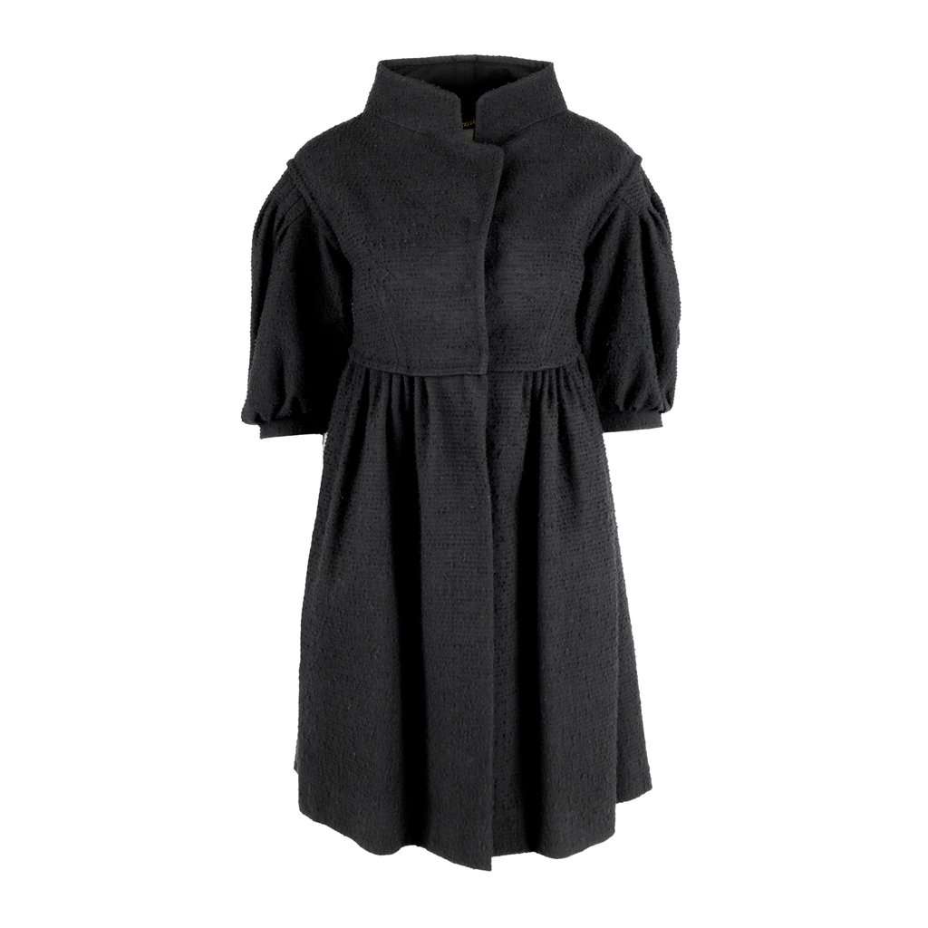 Moschino Balloon Sleeve Dress Coat - '10s Red Wool Good - Front View