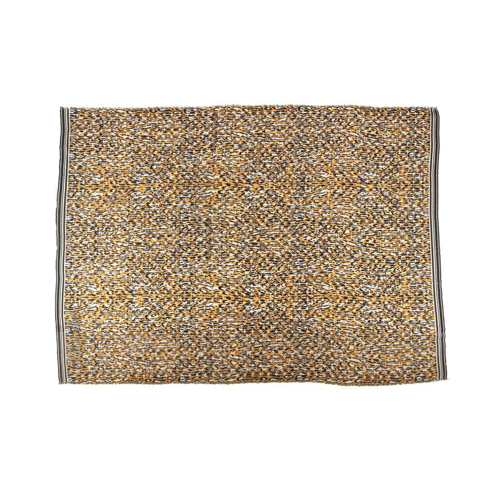 Louis Vuitton Monogram Jungle Print Scarf - '10s MultiColor Wool Good - Model View