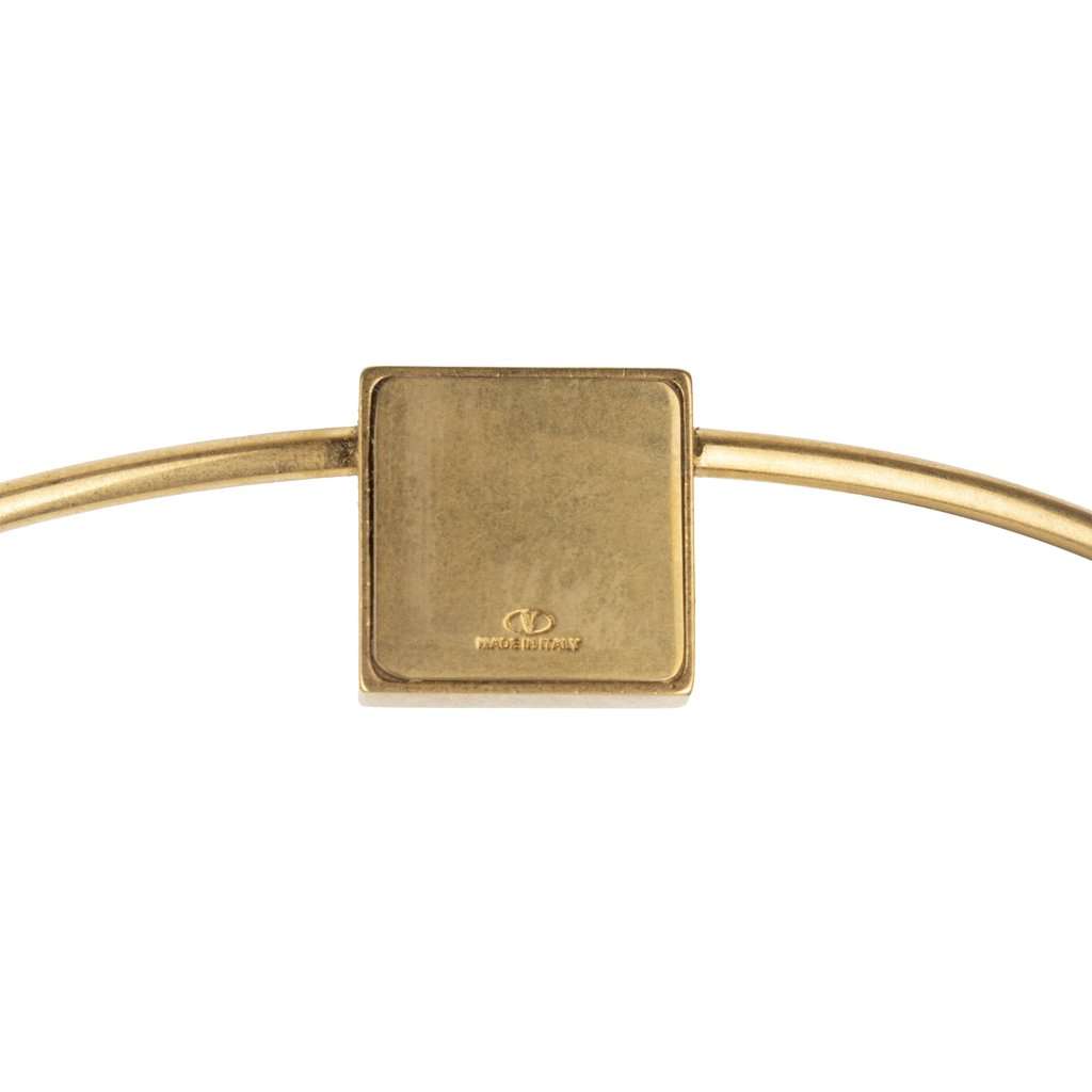 Valentino Choker Necklace - '10s MultiColor Lace Good - Inside View