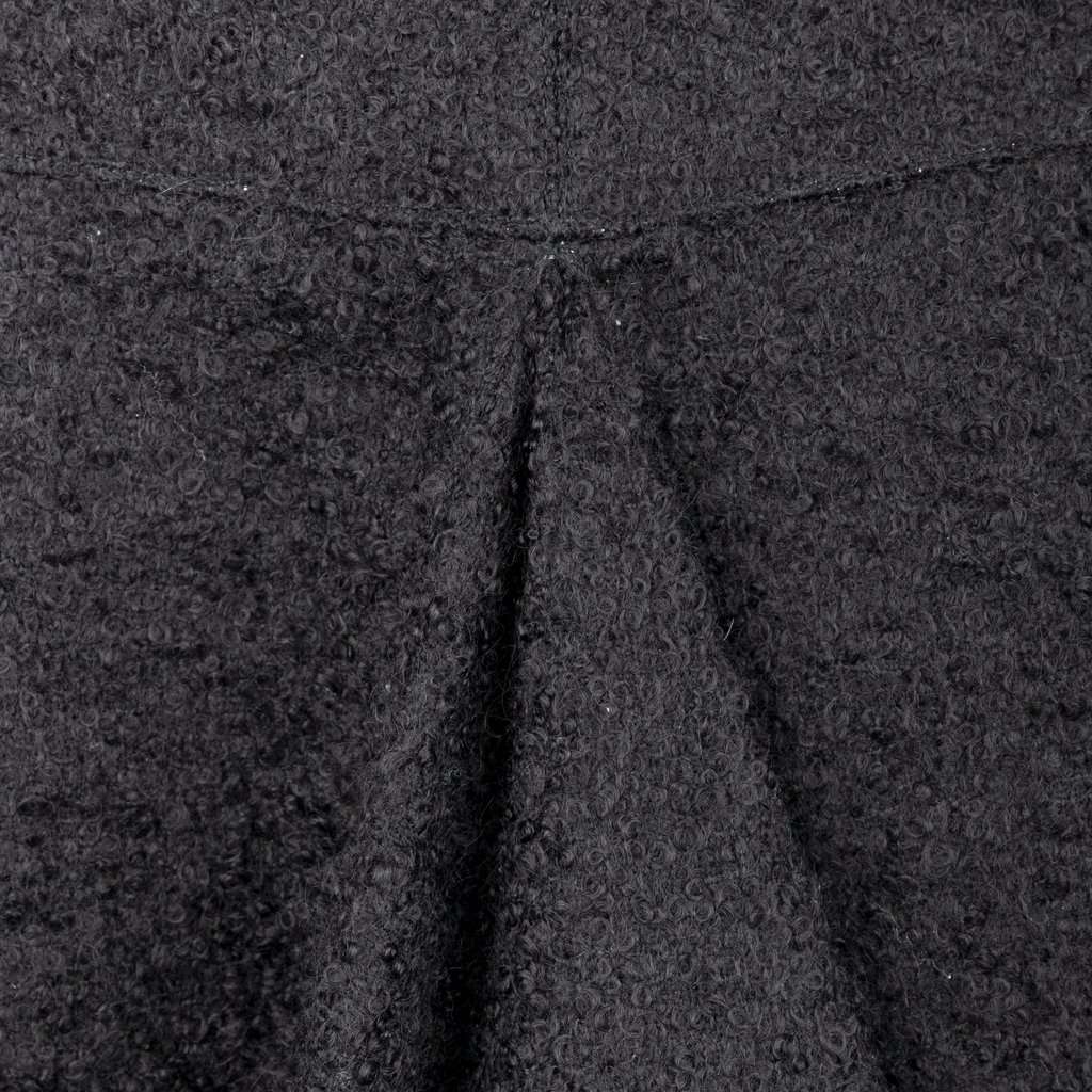 Marni Asymmetric Lambskin Skirt - '10s Black Leather Good - Inside View