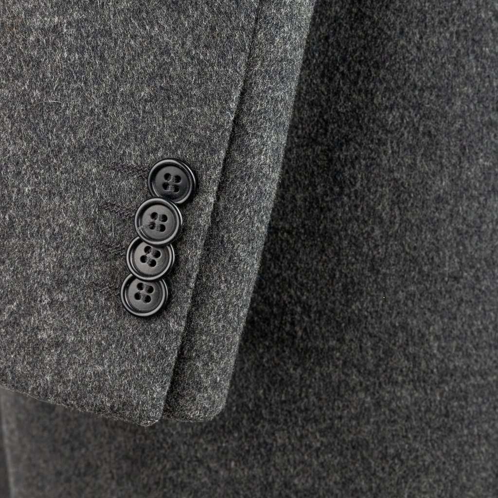 Unsigned Long Coat - '00s Grey Wool Good - Box View