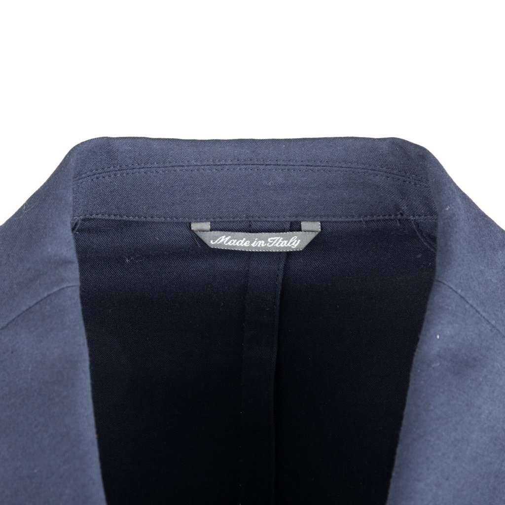 Unsigned Cotton Blazer - '00s Red Cotton Good - Inside View