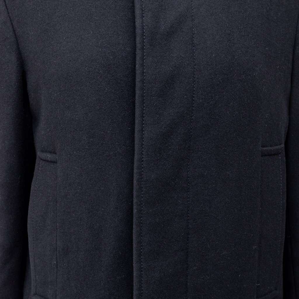 Gucci Wool Coat - '10s Black Wool Good - Inside View