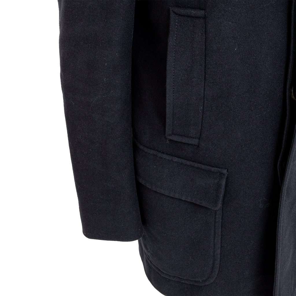 Gucci Wool Coat - '10s Black Wool Good - Model View