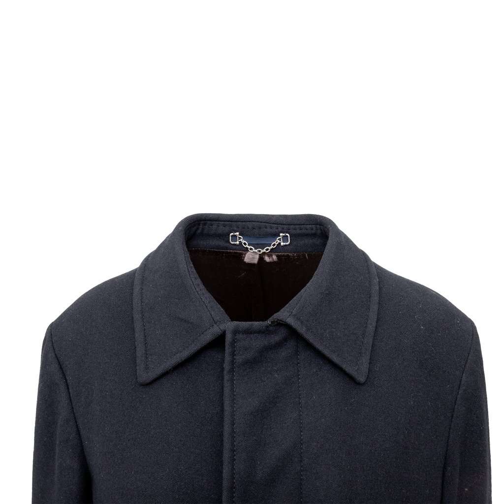 Gucci Wool Coat - '10s Black Wool Good - Box View