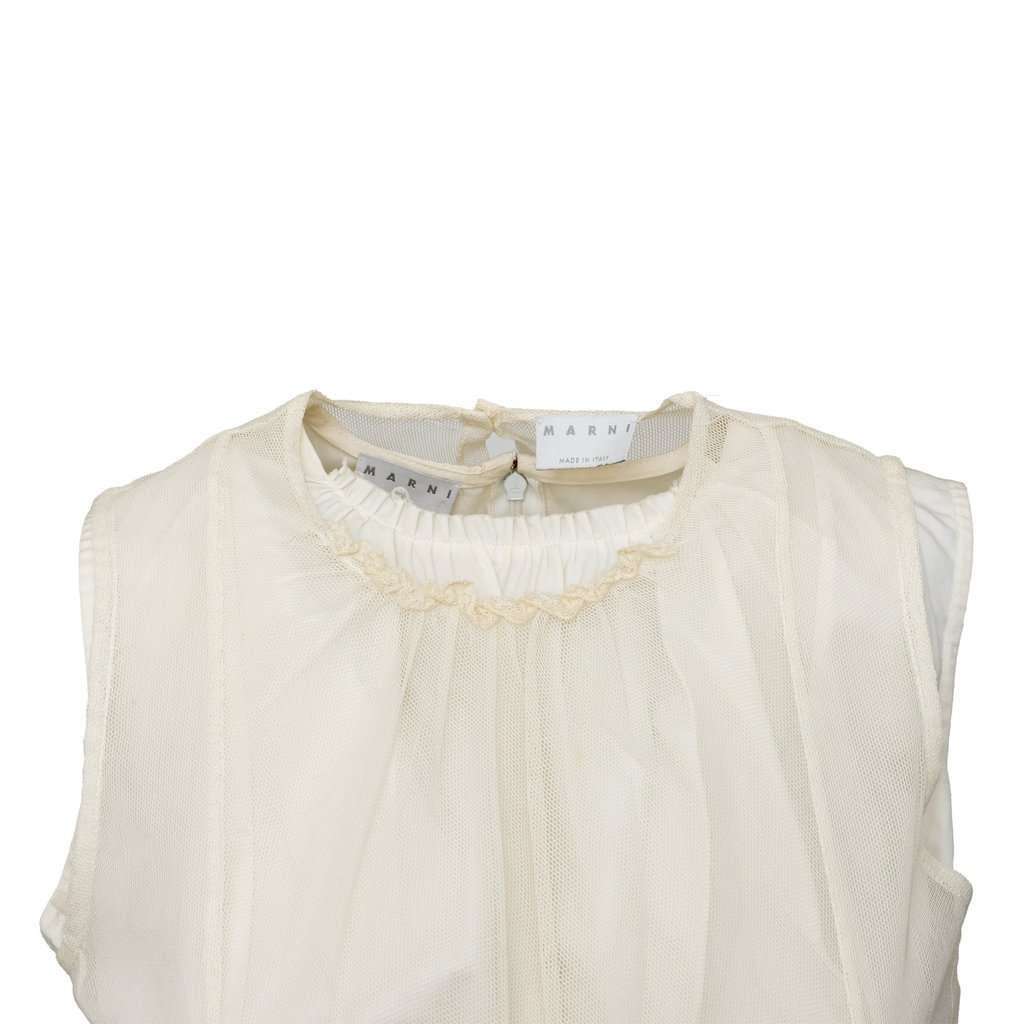 Marni Double Layer Top - '10s White Cotton Good - Box View