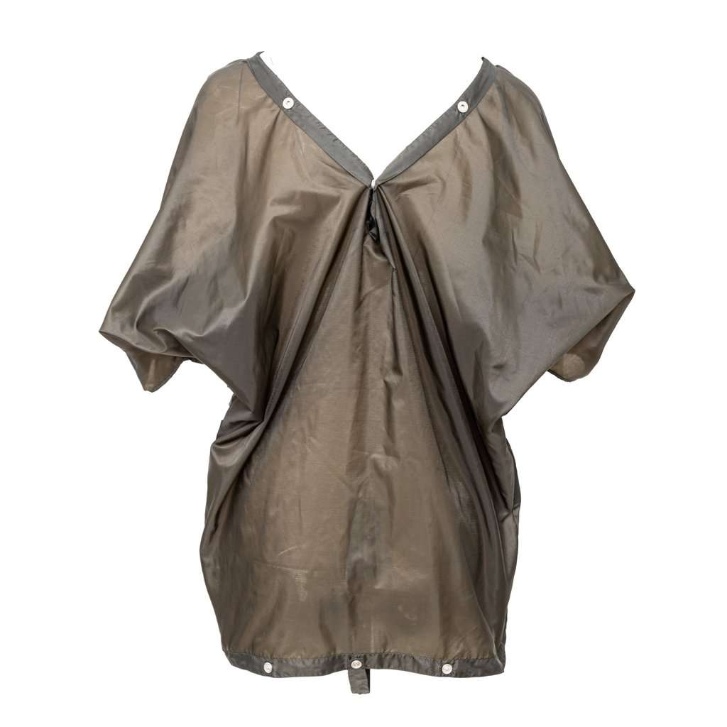 Jil Sander Semi-sheer Nylon Top - '00s Red Good - Back View