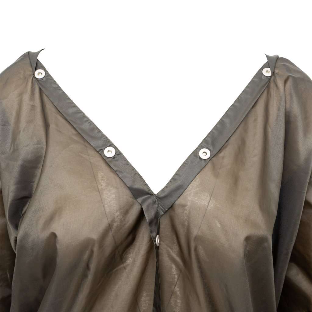 Jil Sander Semi-sheer Nylon Top - '00s Red Good - Model View