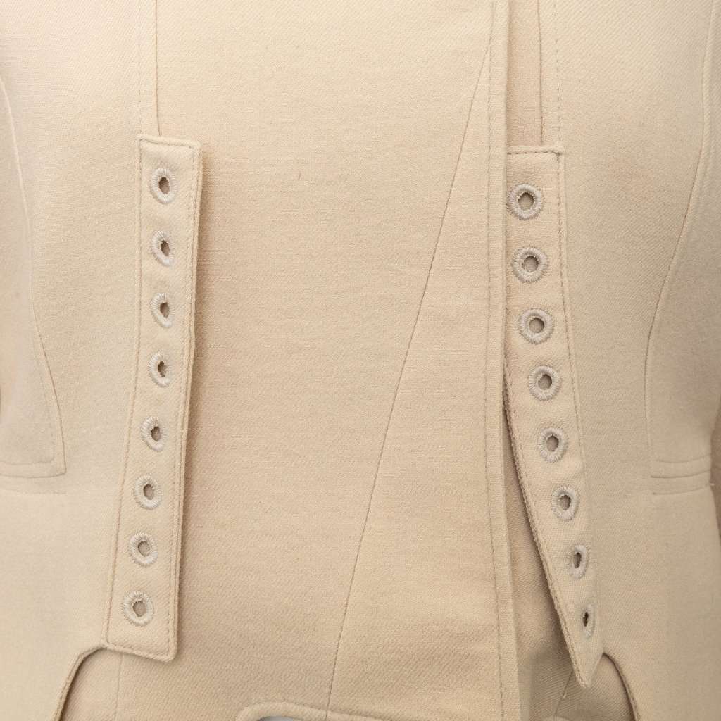 Givenchy Wool Jacket - '10s MultiColor Wool Good - Inside View