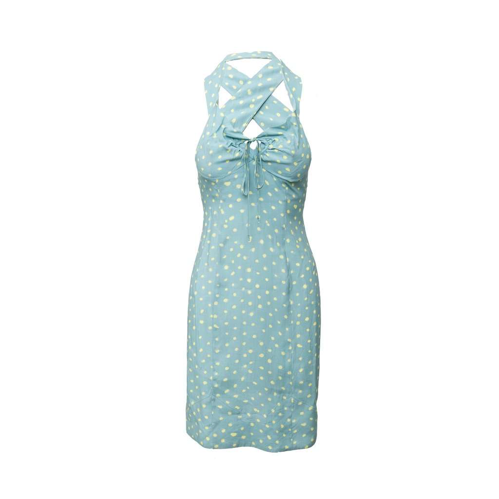 Vivienne Westwood Label Polka Dot Dress - '10s Red Good - Front View