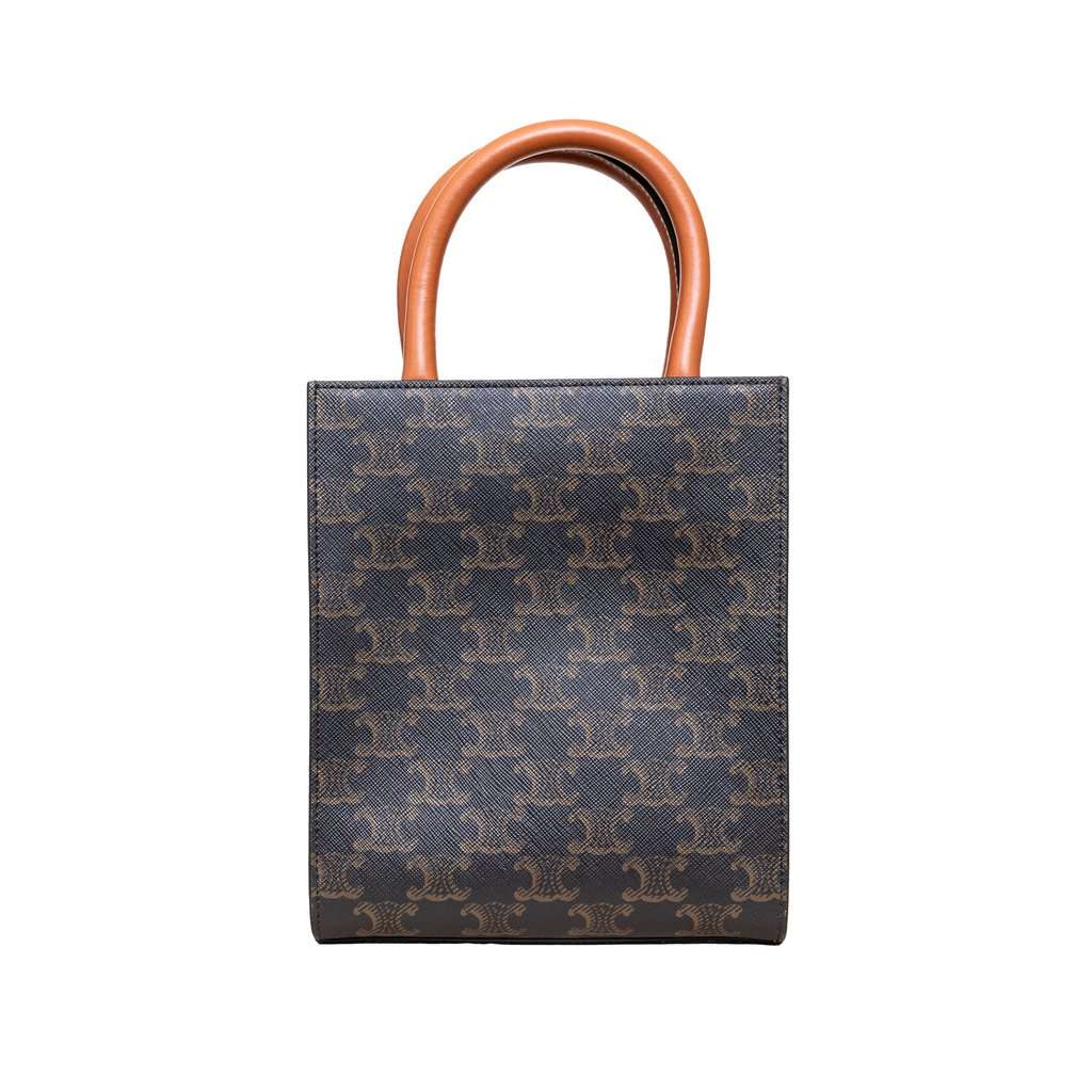 Celine Mini Vertical Cabas Tote - '20s Red Canvas Good - Inside View