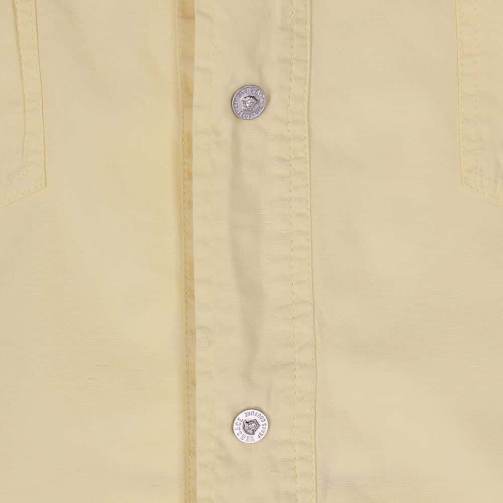 Versace Yellow Cotton Shirt - '90s Yellow Cotton Good - Box View