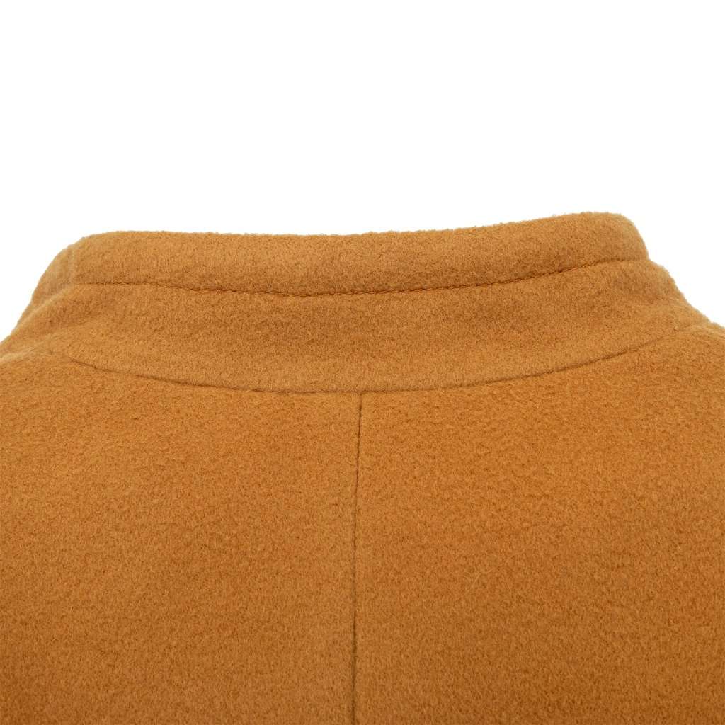 Oscar de la Renta Oscar de la Renta Velvet Collar Wool Jacket - '90s Brown Velvet Good - Box View