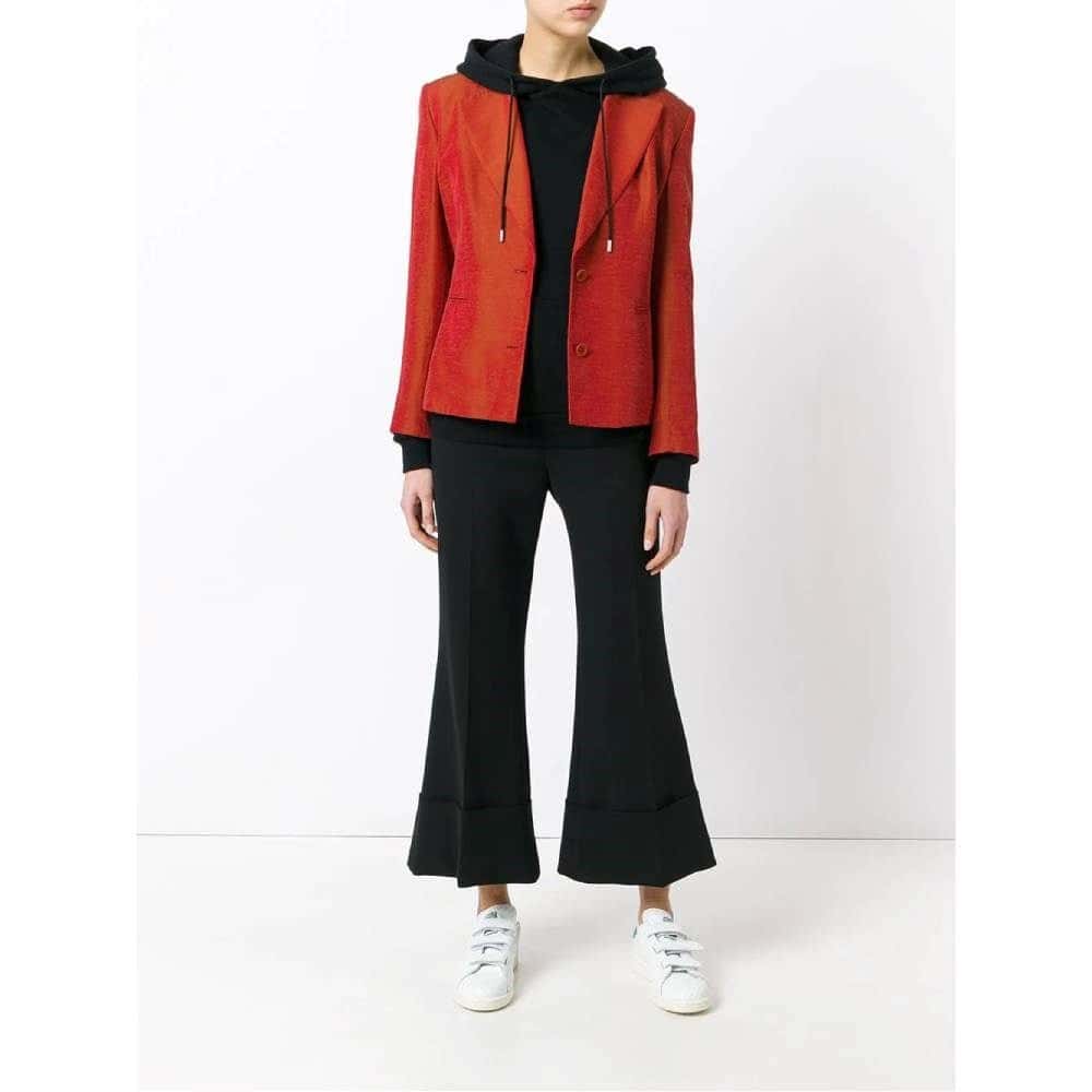 Romeo Gigli Fitted Blazer - '90s Red Good - Back View