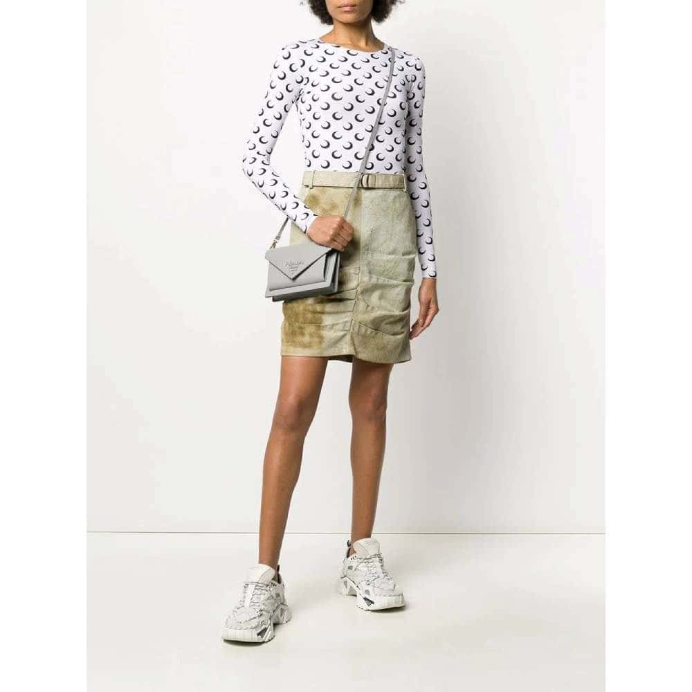 Christian Dior Green Suede Miniskirt - 2000s Green Suede Good - Back View