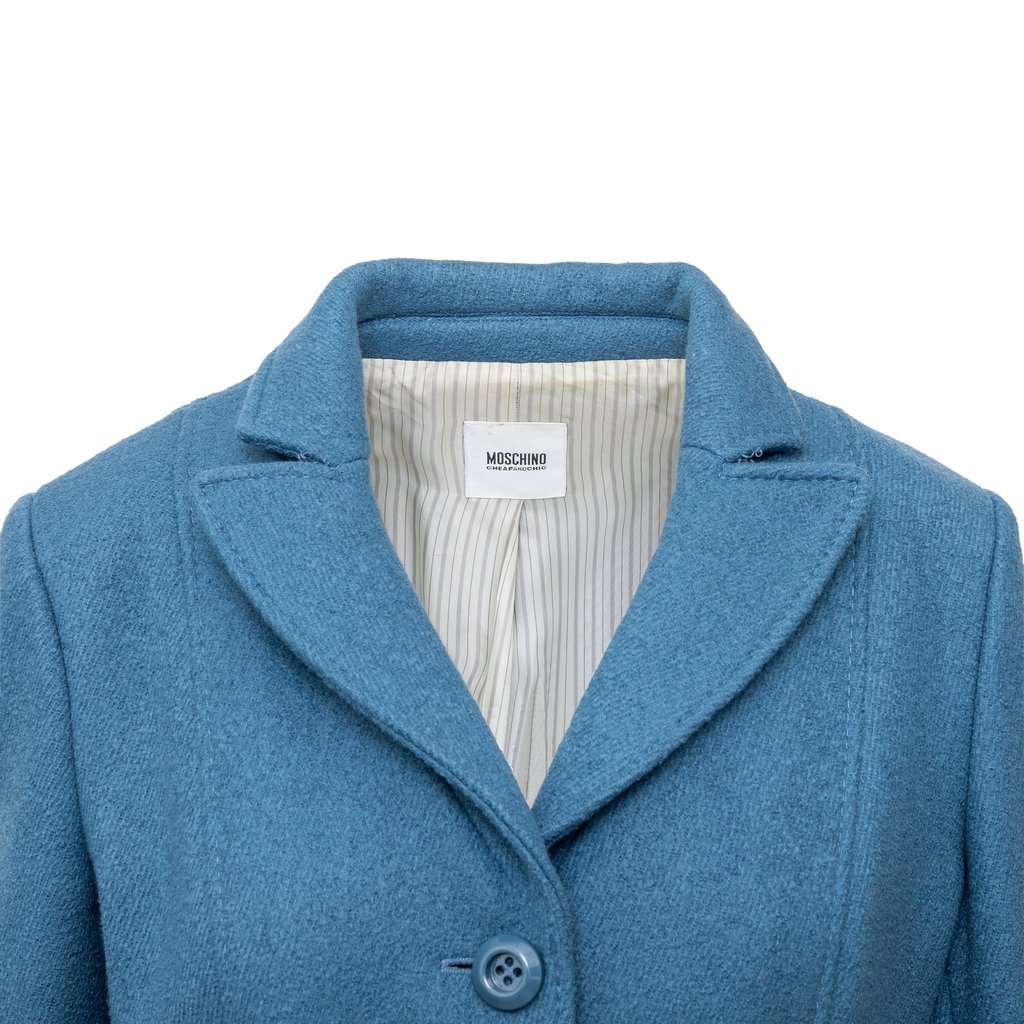 Moschino Cheap and Chic Wool Coat - '10s MultiColor Wool Good - Inside View