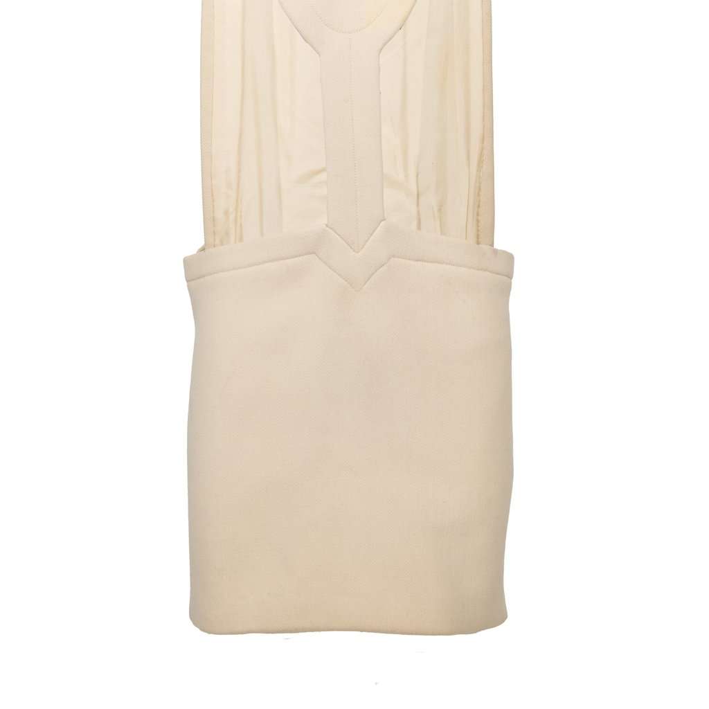 Unsigned Stavropoulos Short Overalls - '60s Beige Wool Good - Box View