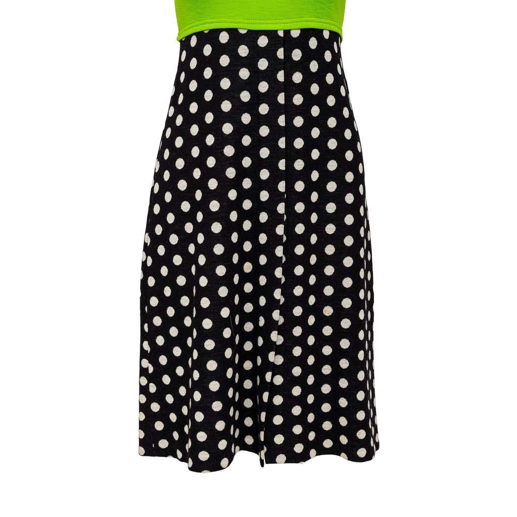 Unsigned Rudi Gernreich Wool Dress - '70s MultiColor Wool Good - Model View