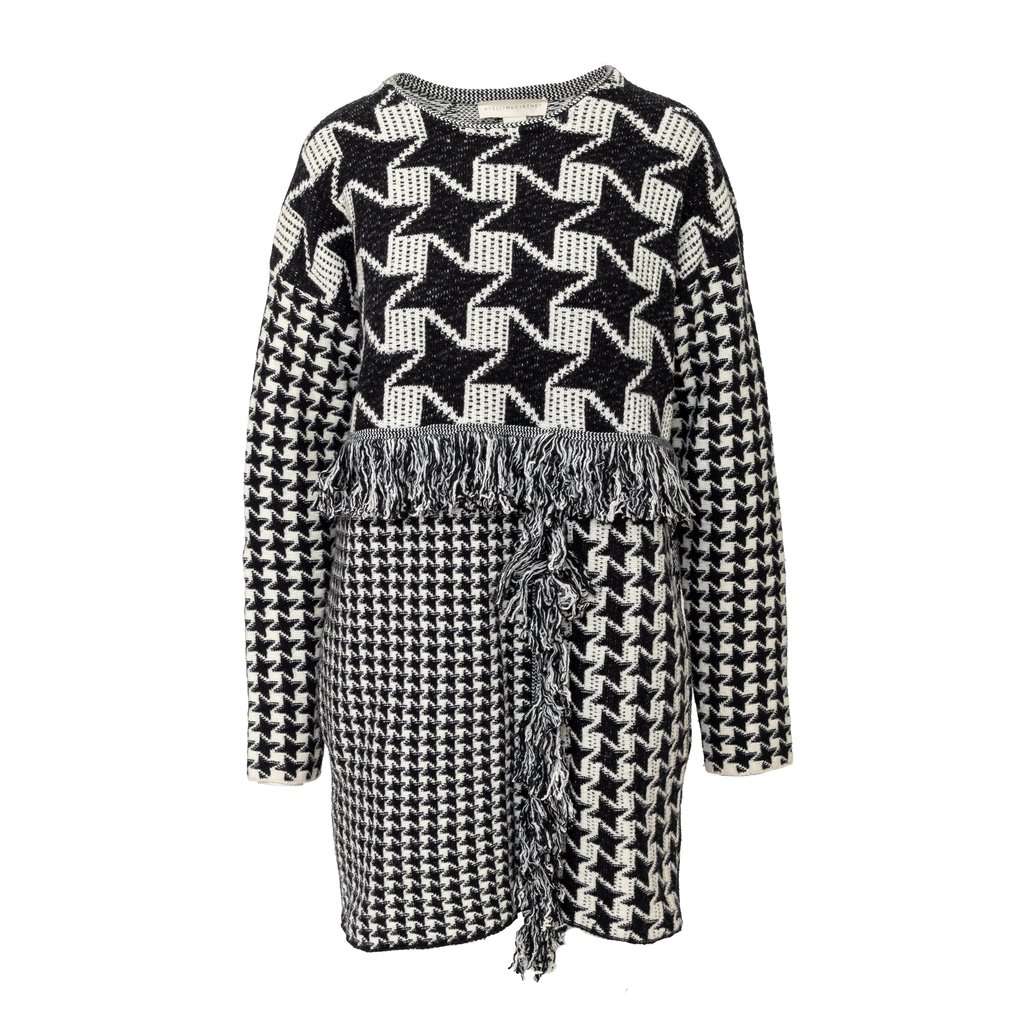 Stella McCartney Dress - '10s MultiColor Wool Good - Front View