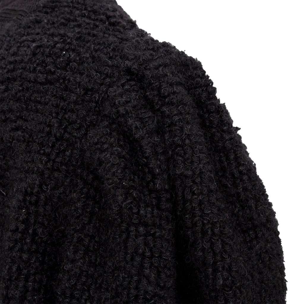 Yves Saint Laurent Tricot Cardigan - '90s Black Wool Good - Box View