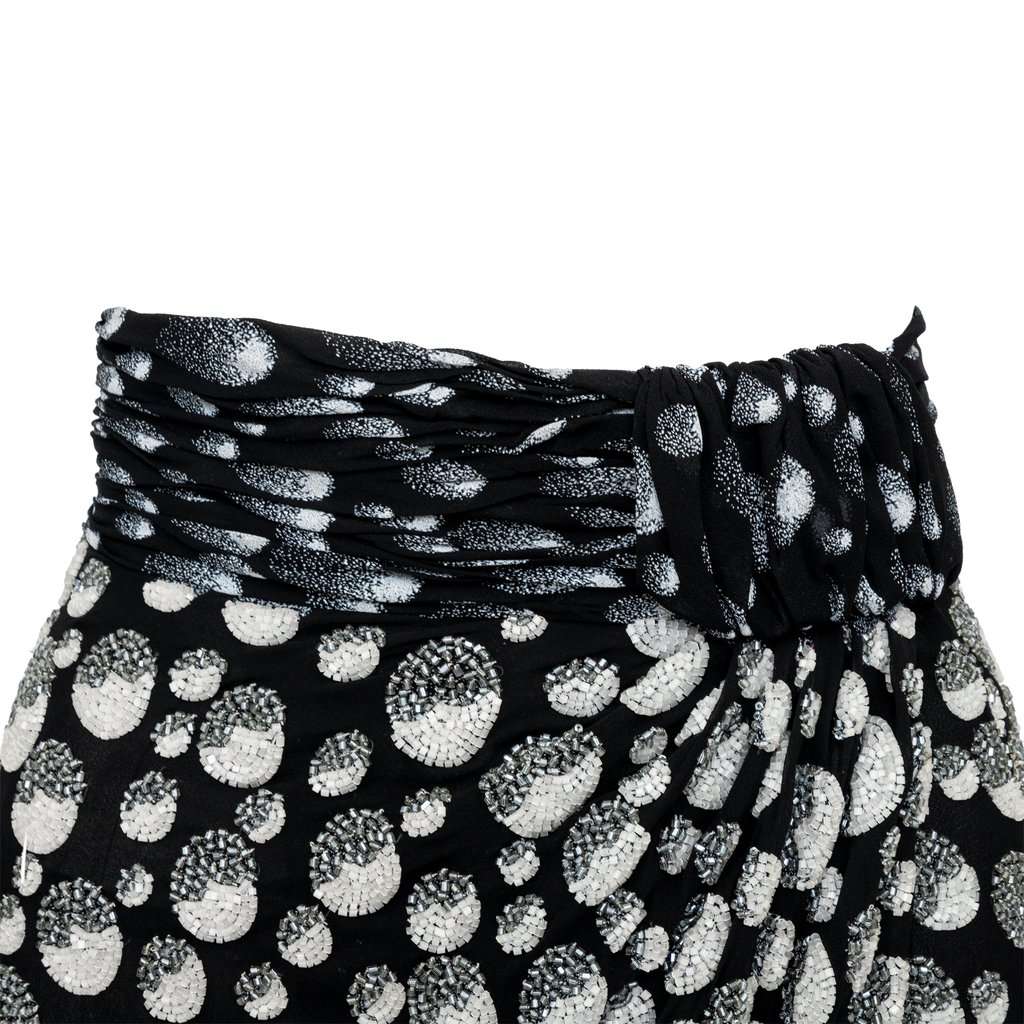 Unsigned Beaded Skirt - '90s White Good - Box View