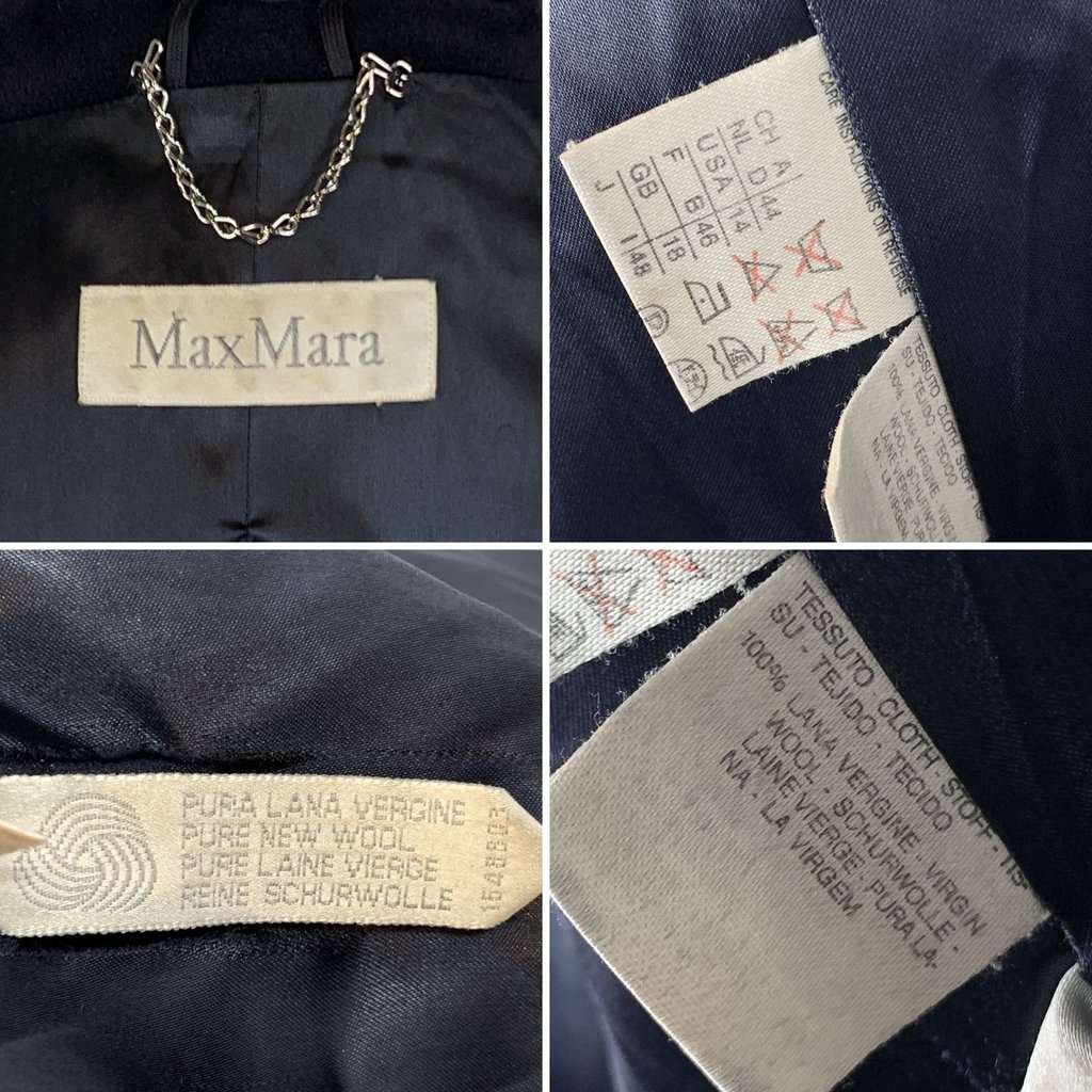 Max Mara Max Mara Blue Wool Good - Box View