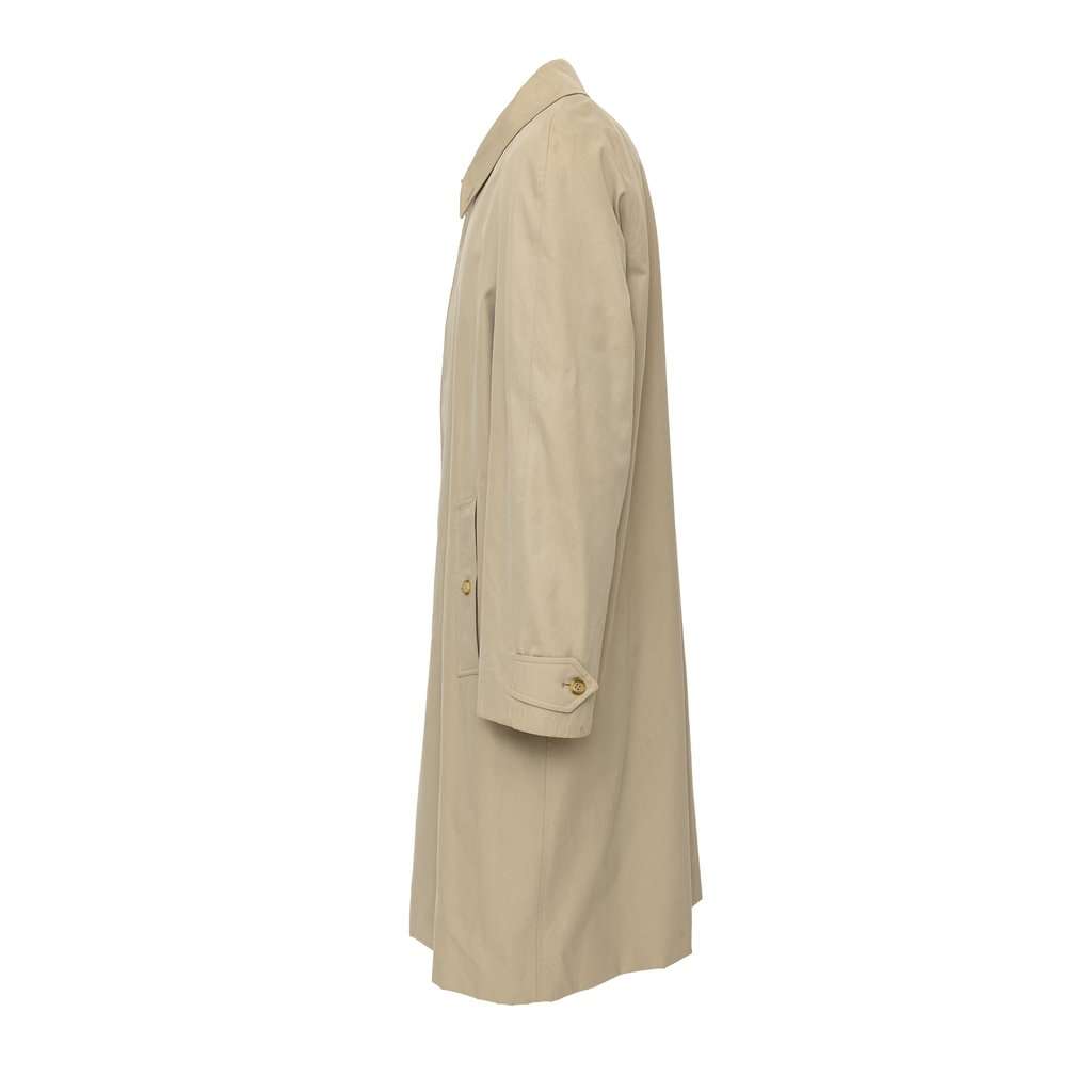 Burberry Trench Coat - '10s Beige Cotton Good - Back View