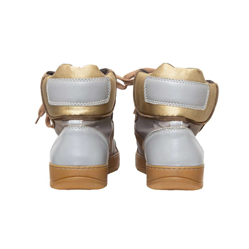 Lanvin High Top Sneakers - '10s MultiColor Leather Good - Box View