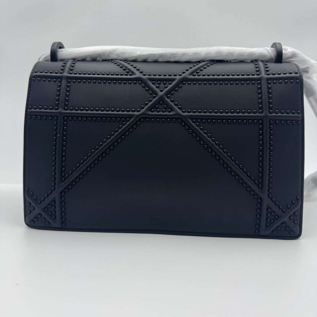 Dior Diorama Black Leather Very good - Back View