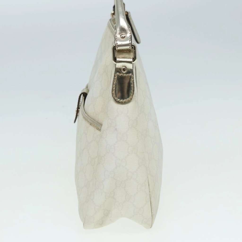 Gucci PVC GG crossbody bag White Canvas Good condition - Box View