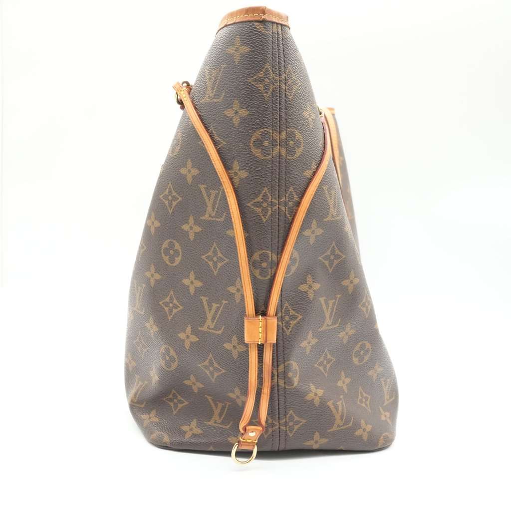 Louis Vuitton Neverfull GM Monogram Beige Brown Canvas Very good - Box View