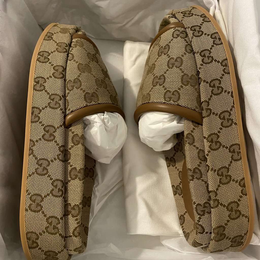 Gucci Double G Camel Canvas Never worn, with tag - Inside View
