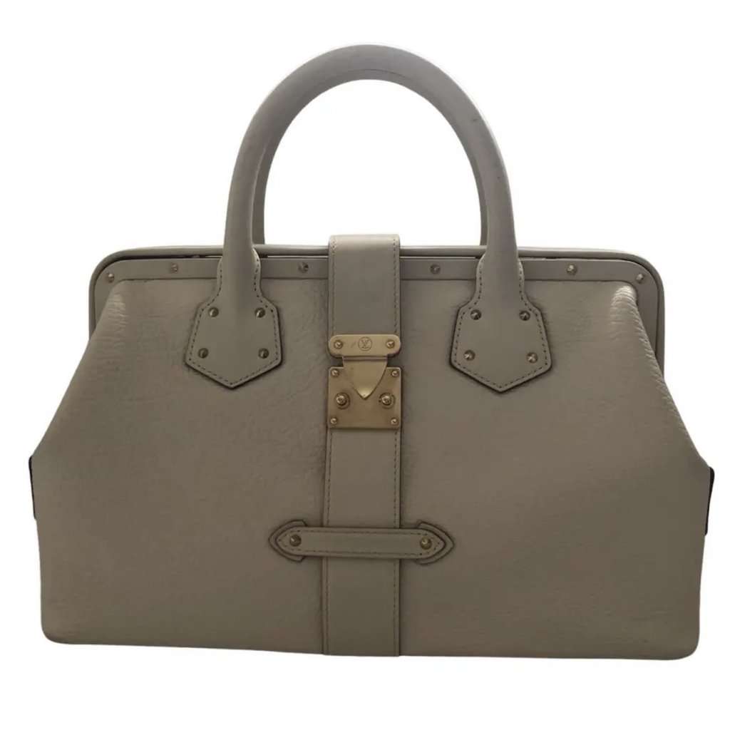 Louis Vuitton Ingénieux Leather Handbag White Leather Good condition - Front View