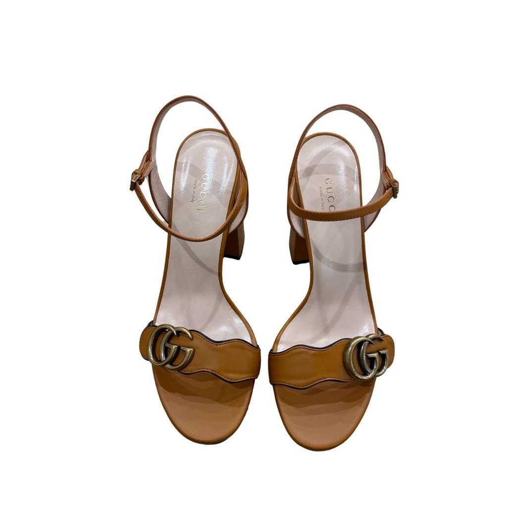 Gucci Marmont platform sandals MultiColor Leather Never worn, with tag - Inside View